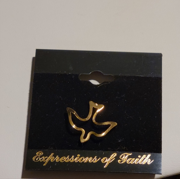 Vintage Lot of Assorted Lapel Pins: Angels, Cross and Dove Expression of Faith - Picture 2 of 12